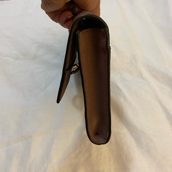 NWOT REBECCA MINKOFF Mauve Clutch with Gold Hardware - Picture 7 of 12